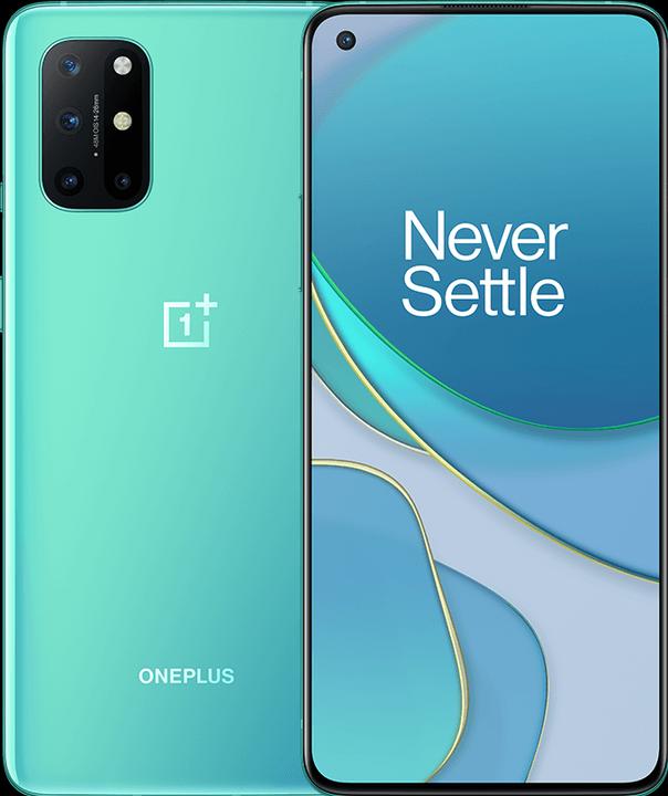 OnePlus 8T (12GB) (256 GB, Aquamarine Green, 6.55", Dual SIM, 48 Mpx, 5G)