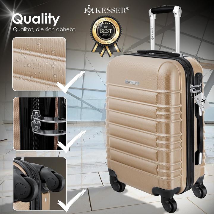 Image du produit Kesser Handgepäck-Reisekoffer (55 l, M (50 - 90l))