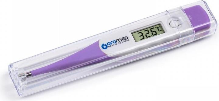 Actual product image Oromed Oro Flexi Contact Thermometer Purple Oral, Rectangular, Forearm (Armpit, Mouth, Rectal)