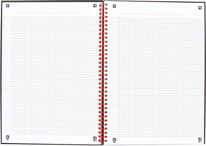 Produktbild Oxford Black 'n Red (A4, Kariert, Harter Einband)
