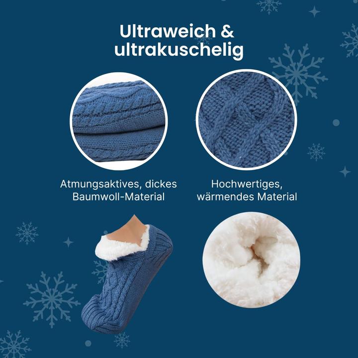 Actual product image Hermex Slippers size 39-42 winter socks cosy socks fuzzy socks slippers (Single pack, 39 - 42)