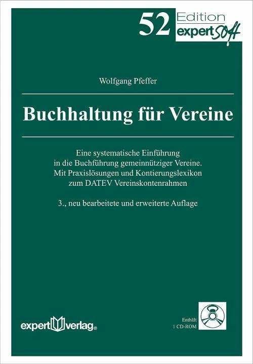 Immagine prodotto Buchhaltung für Vereine (Tedesco, Wolfgang Pfeffer, 2017)