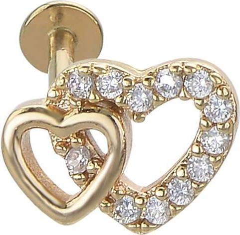Immagine prodotto Bijouteria Piercing orecchio (Acciaio inossidabile, Vetro (di orologio), Rivestimento PVD)