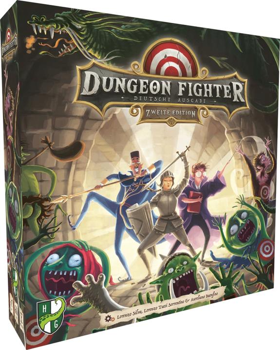 Actual product image Horrible Guild HR042 - Dungeon Fighter 2. Edition - Board Game, for 1-6 Players, from 14 years (DE Edition) (German)