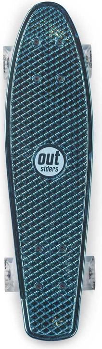 Produktbild Outsiders - Chrome Edition Retro Skateboard Blue (2.36")
