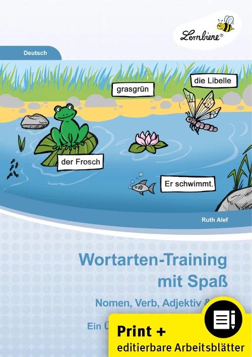 Actual product image Wortarten-Training mit Spass - Nomen, Verb, Adjektiv & Co (Set) (German, Ruth Alef, 2024)