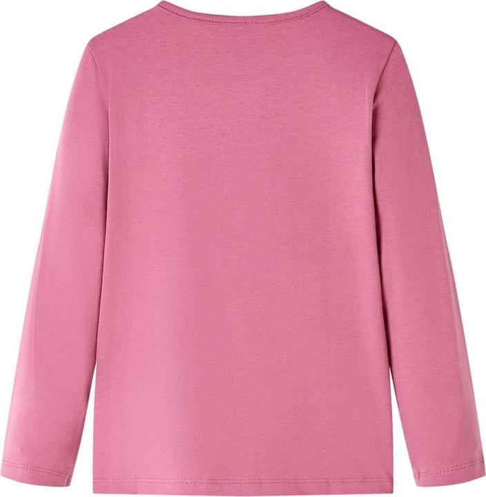 Image du produit VidaXL T-shirt manches longues enfant rose framboise 92,Matière : 95% coton (92)