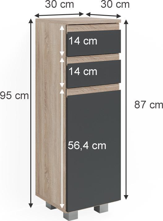 Actual product image Vicco J-Shape (30 x 95 x 30 cm)