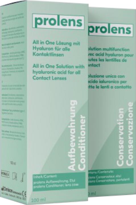 Prolens Aufbewahrung All in One Lösung mit Hyaluron (All in One Lösung, 100 ml)