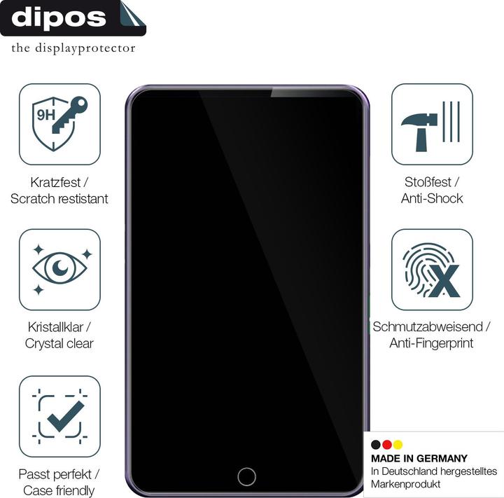 Actual product image Dipos Anti-Shock Screen Protector Clear