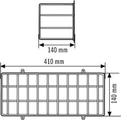 Image du produit Esylux Panier de protection SLA Panier de protection 140ws