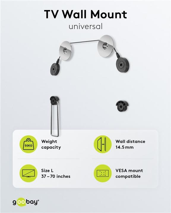 Actual product image Goobay EasyMount (Wall, 70", 50 kg)