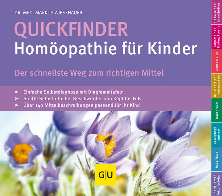 Produktbild Quickfinder- Homöopathie für Kinder (Deutsch, Markus Wiesenauer, 2018)