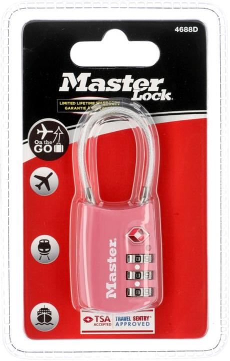 Actual product image Master Lock TSA combination lock