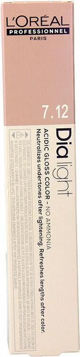 Immagine prodotto L'Oréal Professionnel DIA LIGHT gel-crema acide sans amoniaque #7,12 50 ml (#7,12)