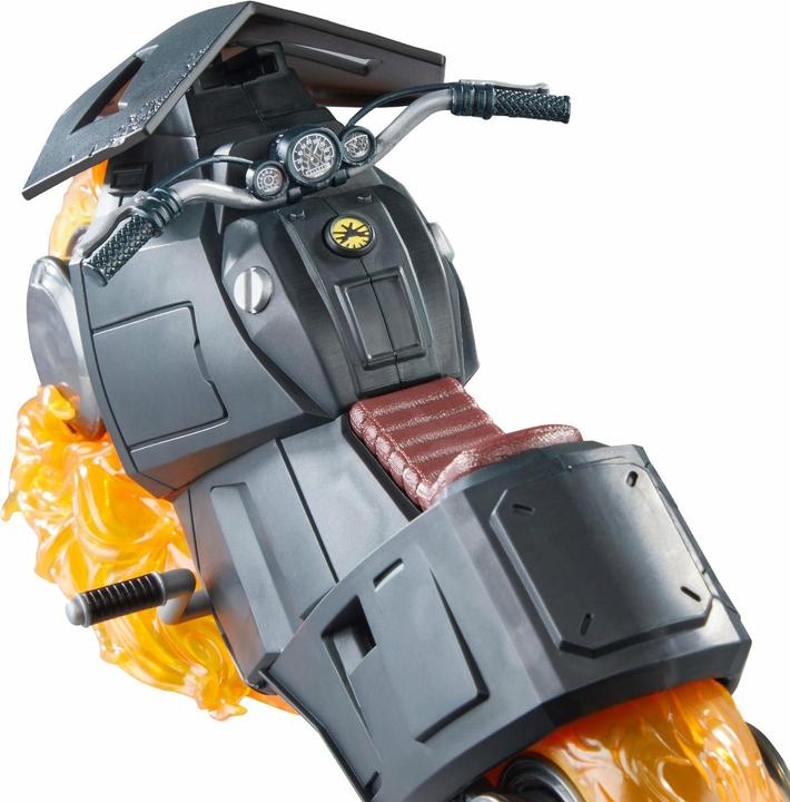 Actual product image Hasbro Marvel 85th Anniversary Marvel Legends action figure with vehicle Ghost Rider 15 cm