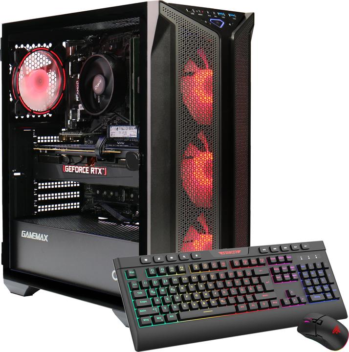 Hyrican GAMEMAX Brufen C1 7427 Ryzen 5 7500F 32GB DDR5 1TB SSD RTX 4060 (AMD Ryzen 5 7500F, 32 Go, 1000 Go, GeForce RTX 4060)