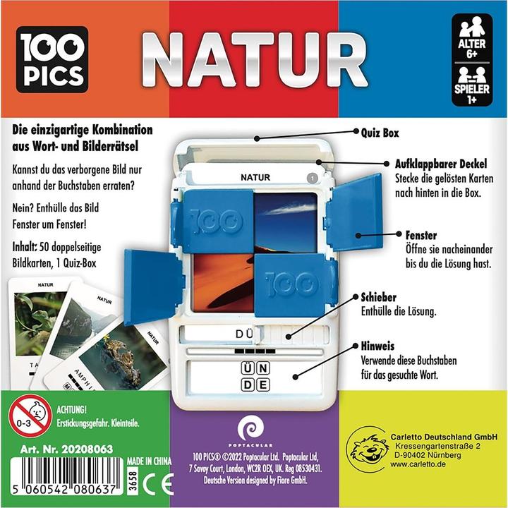 Immagine prodotto 100 Pics PICS Natura (Tedesco)