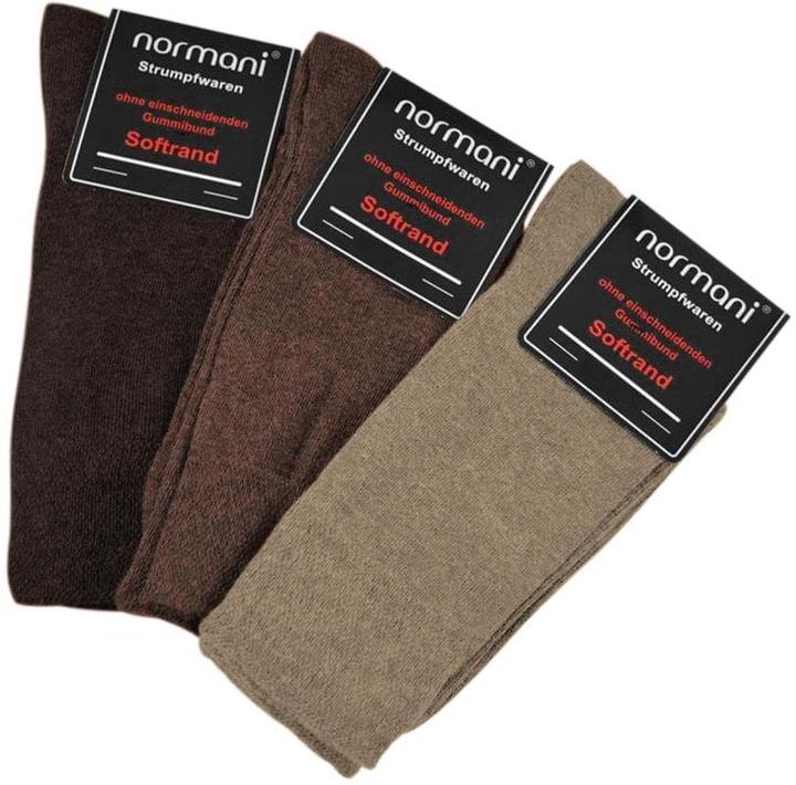 Actual product image Normani 6 pairs of comfort socks with soft edge (pack of 6, 35 - 38)
