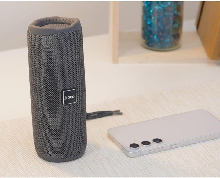 Actual product image Hoco Bluetooth speakers wireless speaker bluetooth HC16 gray (3 h)