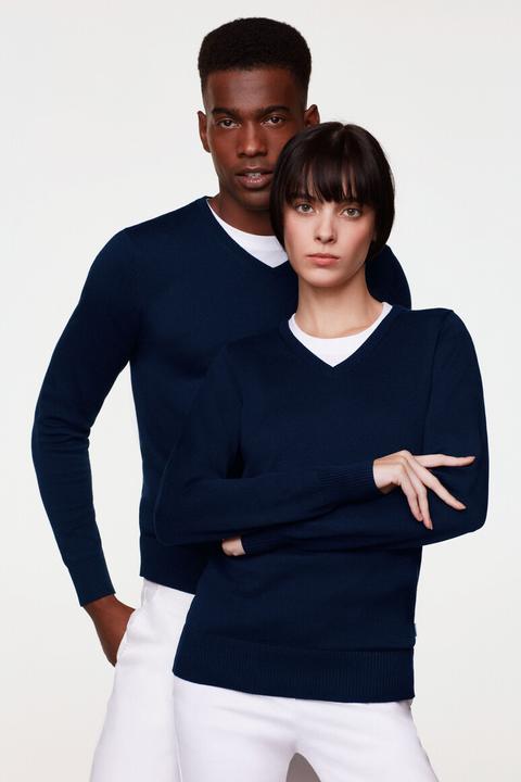 Actual product image Hakro V-Pullover Premium Cotton black, L (L)