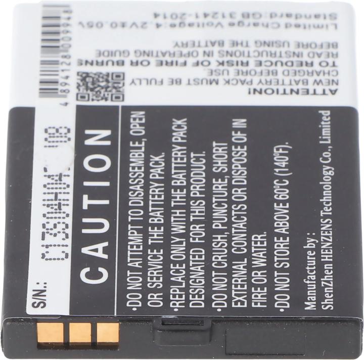 Actual product image AccuCell Battery for Sagem myX-3, myX-5