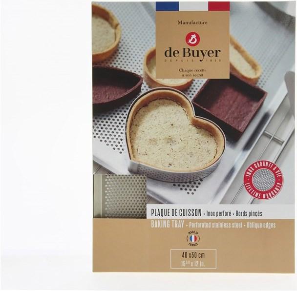Actual product image de Buyer Perforated stainless steel rectangular