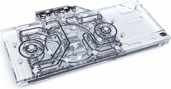 Alphacool Iceblock Aurora Acrylic GPX-A Radeon RX 6800/6800XT/6900XT Reference with Backplate