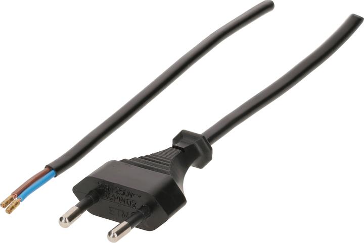 Produktbild Max Hauri TDLF-Netzkabel H03VVH2-F2X0.75 Typ 26 (3 m)