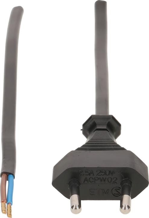 Produktbild Max Hauri TDLF-Netzkabel H03VVH2-F2X0.75 Typ 26 (3 m)