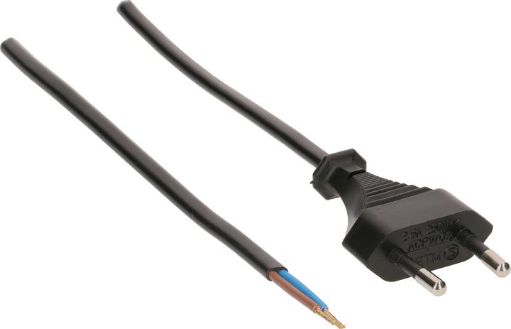 Produktbild Max Hauri TDLF-Netzkabel H03VVH2-F2X0.75 Typ 26 (3 m)