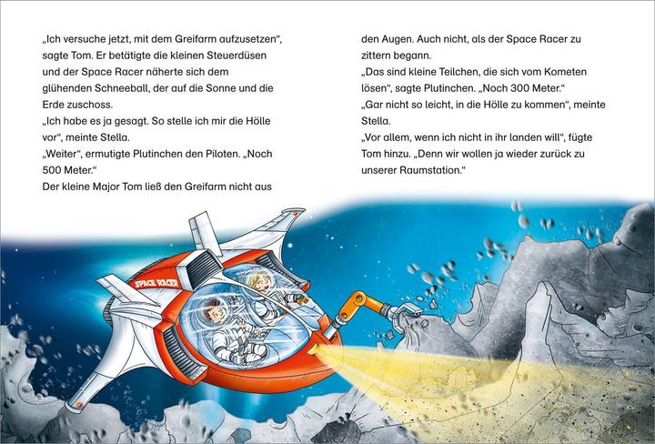 Actual product image Tessloff Der kleine Major Tom, Band 4: Kometengefahr (German, Bernd Flessner, Peter Schilling, Stefan Lohr, 2018)