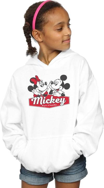 Immagine prodotto Disney Mickie And Minnie 90 Years Felpa con Cappuccio Ragazze (116)