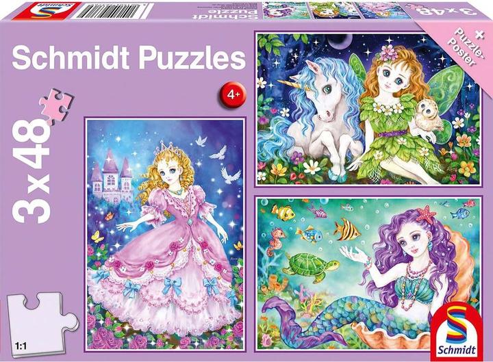 Immagine prodotto Schmidt Spiele Principessa fata sirena (48 pezzi)