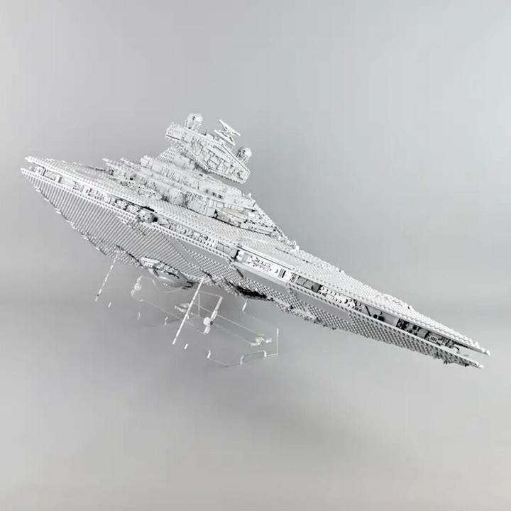 Actual product image iDisplayit Acrylic stand for LEGO® 75252 Star Wars Imperial Star Destroyer