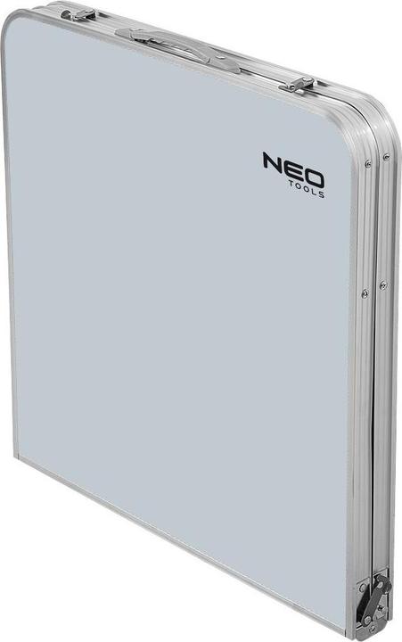 Produktbild Neo Ein Set aus Campingtisch und 4 Stühlen, zusammengefaltet in einem Koffer