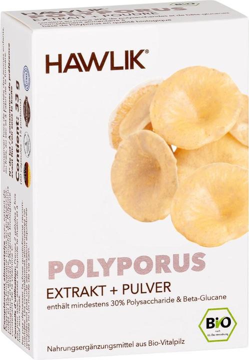 Produktbild Hawlik Polyporus Extrakt + Pulver Kapsel (60 Stück, Kapseln, 59 g)