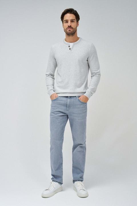 Produktbild Salsa Jeans Pullover Knit Henley W/ Collar Jersey Details (XL)