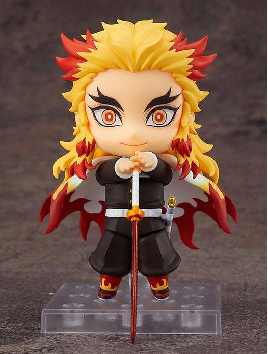 Actual product image Good Smile Company Demon Slayer Nendoroid Kimetsu no Yaiba : Kyojuro Rengoku