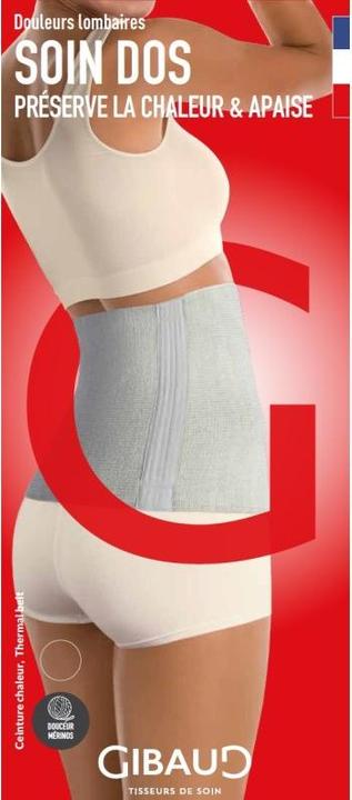 Produktbild Gibaud CHALEUR Nierenwärmer M 25cm anthrazit (M)
