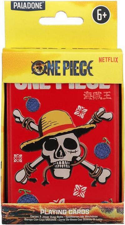 Productafbeelding Paladone Products One Piece speelkaarten in blik