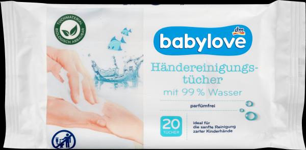 dm babylove Hand cleaning wipes (20 Piece)