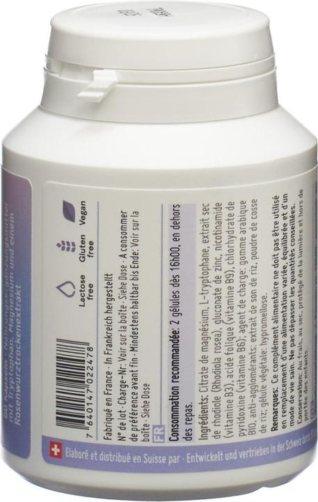 Actual product image B'Onaturis with tryptophan magnesium mines and rhodiola. (1 Piece, Capsules, 650 g)