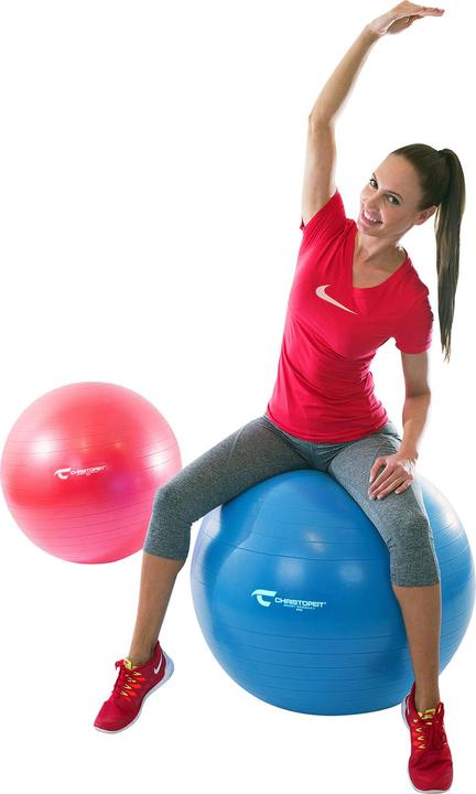 Image du produit Christopeit Balle de gymnastique 65 cm avec pompe (65 cm)