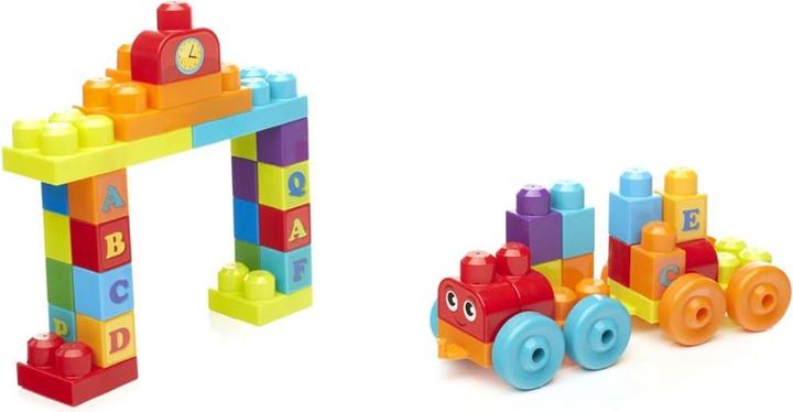Image du produit Mega Bloks Train d'apprentissage ABC (60 pièces)