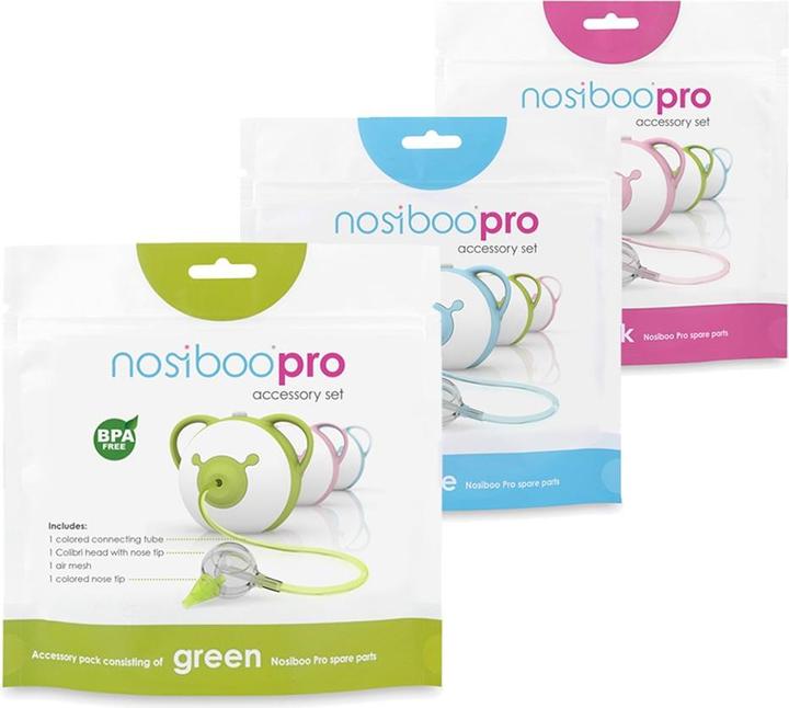 Image du produit Nosiboo Pro Set d'accessoires pour l'aspirateur nasal électrique rose