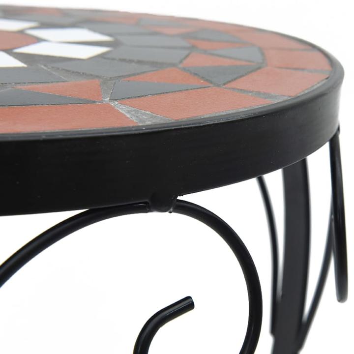 Actual product image VidaXL Pflanzenständer 3 Stk. Terrakottarot und Keramik
