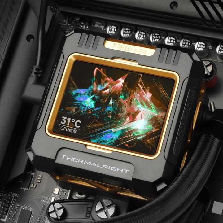 Image du produit Thermalright Frozen Warframe 360 Black ARGB - AIO, 360mm, LCD