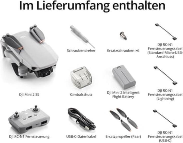 Actual product image DJI Mini 2 SE (31 min, 246 g, 12 Mpx)