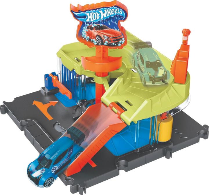 Produktbild Hot Wheels Downtown Car Wash Speed Clean